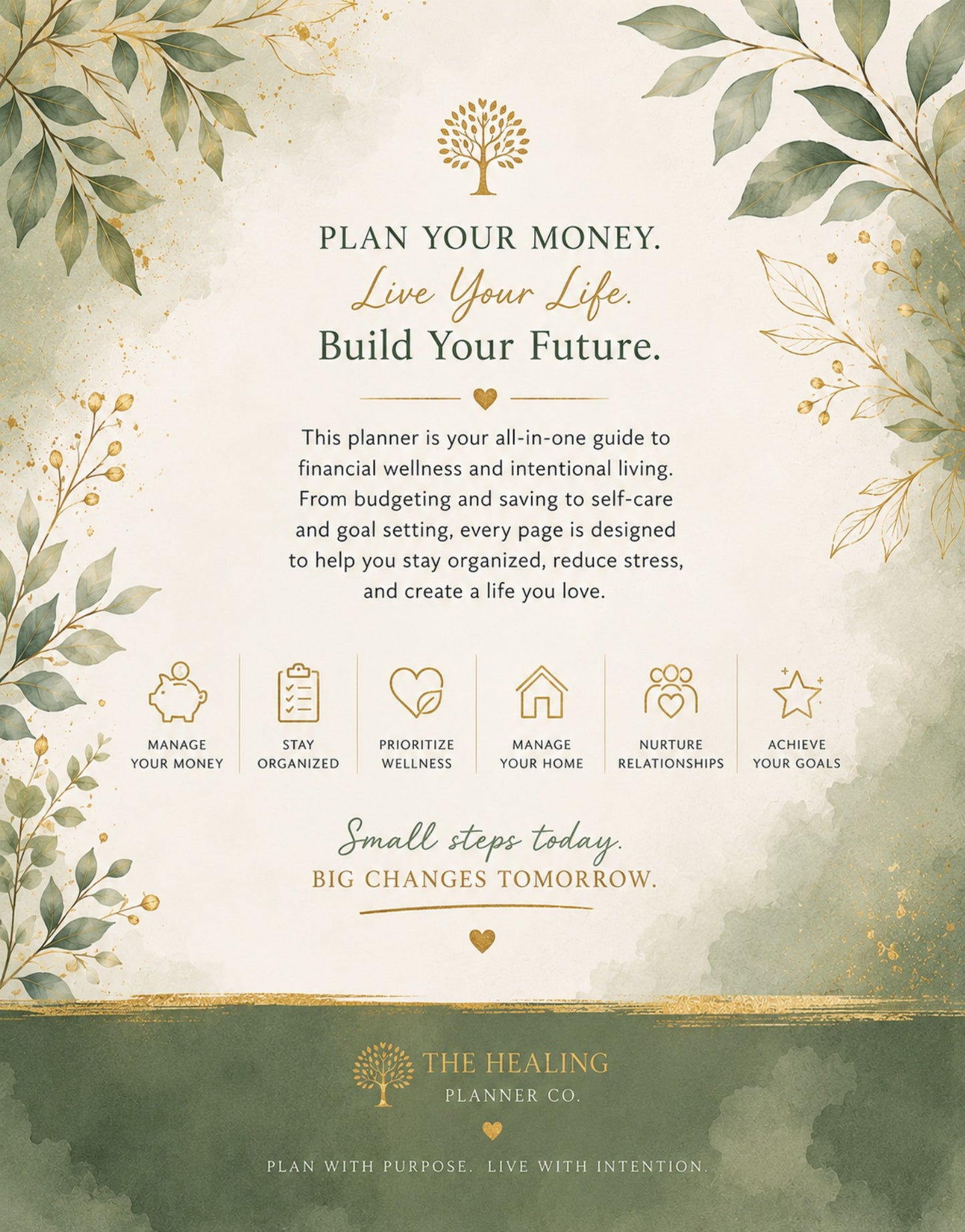 Budget & Life Planner – Organize Your Money • Simplify Your Life • Build Your Future