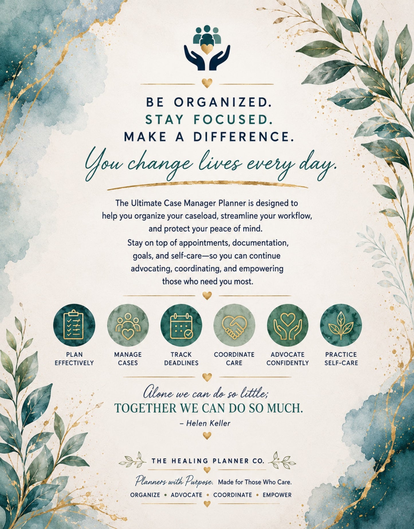 The Ultimate Case Manager Planner