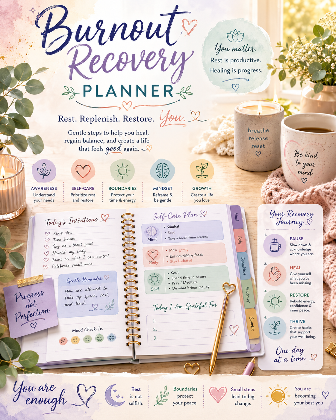 Burnout Recovery Planner
