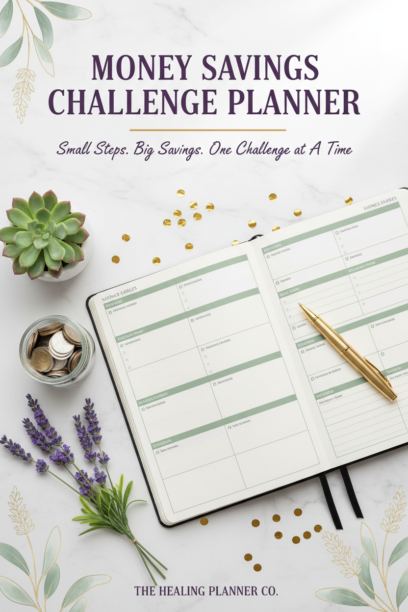Money Savings Challenge Planner