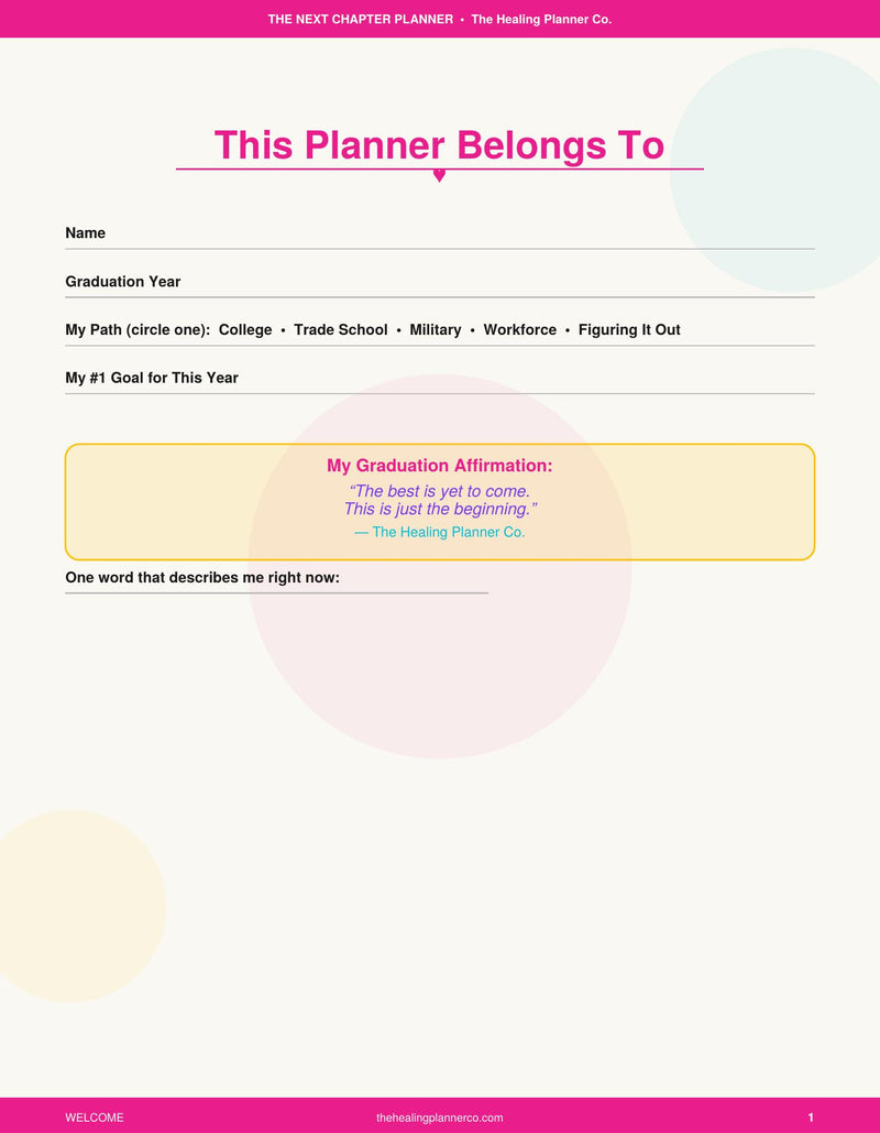 This Planner Belongs To
