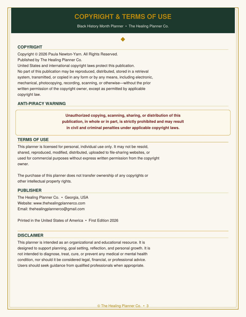 Copyright and Terms of Use