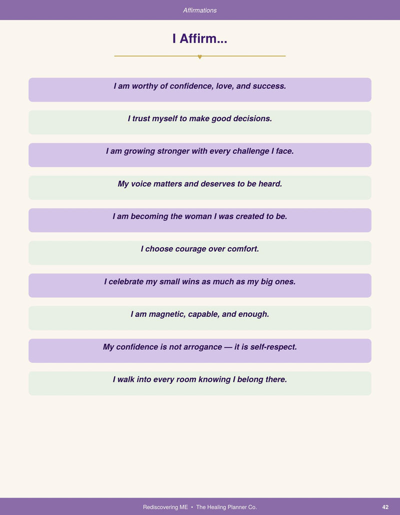 Affirmations I Affirm