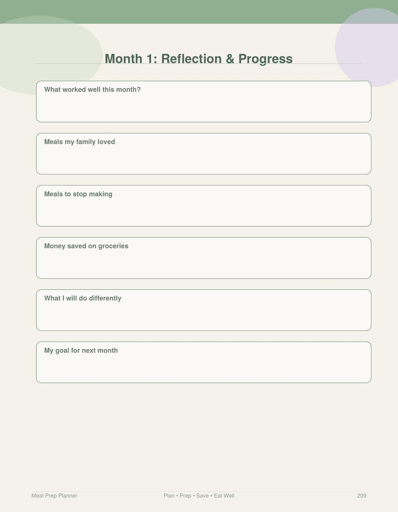 Monthly Reflection and Progress
